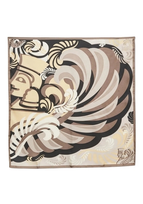 Weingrill Pre-owned 2000s abstract-print silk scarf - Neutrals