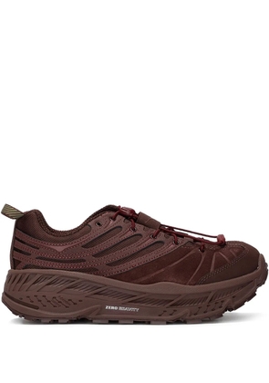 HOKA Stinson EVO OG mesh trail running sneakers - Brown