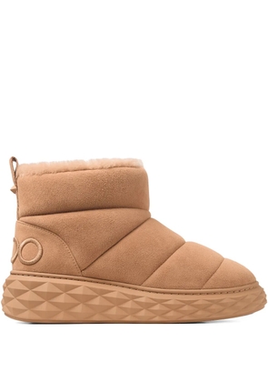 Jimmy Choo quilted Xan boots - Brown