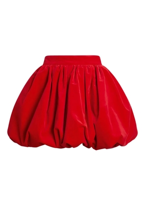 Patou Bubble balloon-pleated skirt - Red