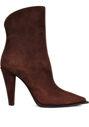 Le Silla pointed toe heeled boots - Brown