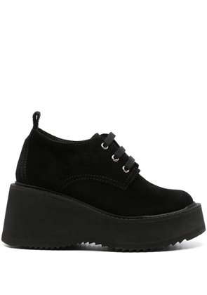 Nicole Saldaña Demi platform brogues - Black