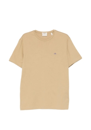 Gant logo short-sleeve T-shirt - Neutrals
