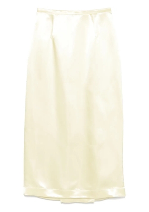 Philosophy Di Lorenzo Serafini satined midi skirt - Yellow