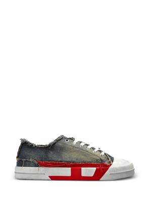 Diesel frayed sneakers - Blue
