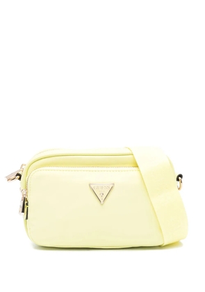 GUESS USA Gemma logo-plaque crossbody bag - Yellow