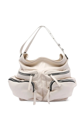 Vic Matie leather shoulder bag - White