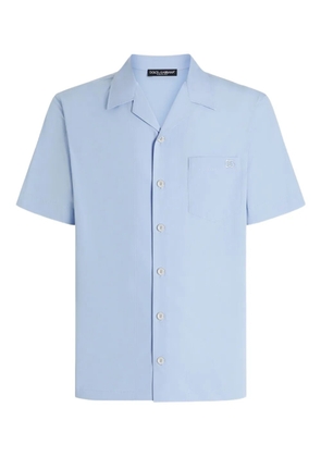Dolce & Gabbana revere-collar pocket shirt - Blue