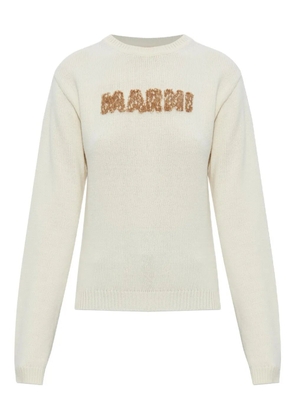 Marni laser-cut jumper - Neutrals