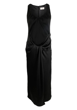 V:PM ATELIER knot-detail sleeveless dress - Black