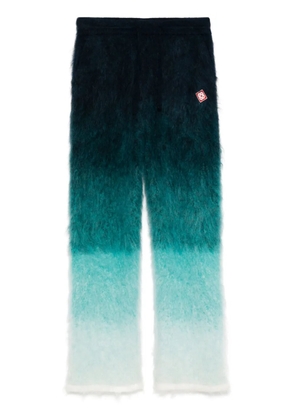 Casablanca knitted loose fit pants - Blue