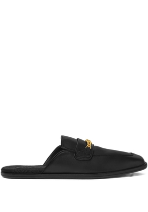 Versace Medusa leather mules - Black