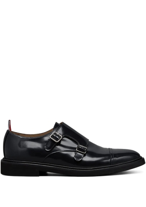 Thom Browne leather oxford shoes - Black