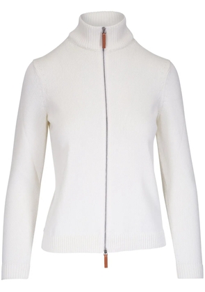 Lafayette 148 ribbed-knit jacket - White