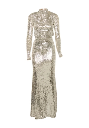 The New Arrivals Ilkyaz Ozel 2020 sequinned dress - Silver