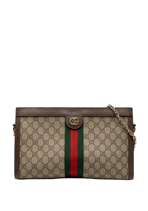 Gucci Pre-Owned 2016-2025 Medium GG Supreme Web Ophidia Chain shoulder bag - Brown