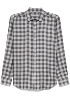 Canali checked shirt - Grey