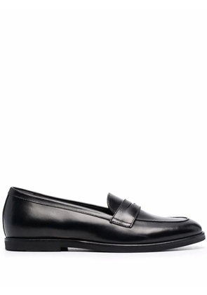 Scarosso Monica leather loafers - Black