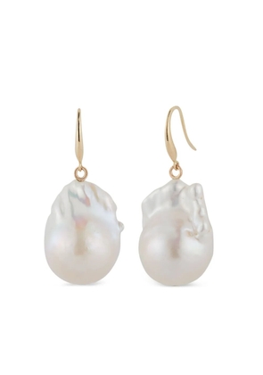 Mateo 14K yellow gold pearl earrings - Neutrals