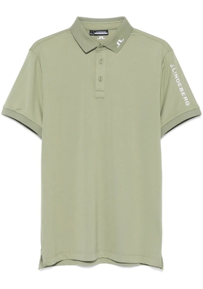J.Lindeberg logo-embroidered polo shirt - Green