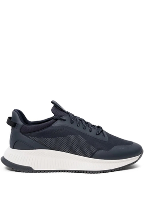 BOSS TTNM EVO textured sneakers - Blue