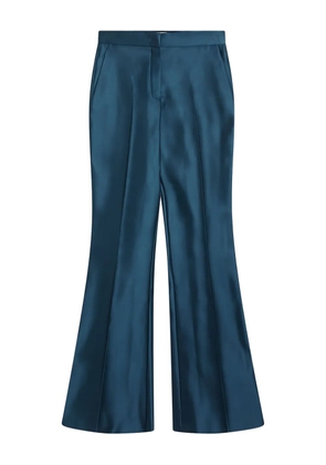 FENDI duchess-satin trousers - Blue