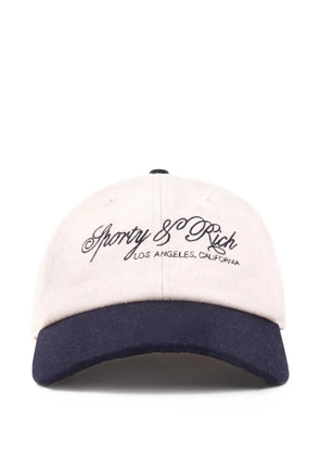 Sporty & Rich logo baseball cap - Neutrals