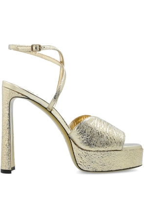 Jimmy Choo 145mm Karli platform sandals - Gold