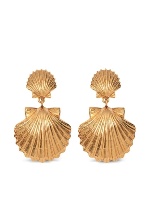 Jennifer Behr Caspian shell earrings - Gold