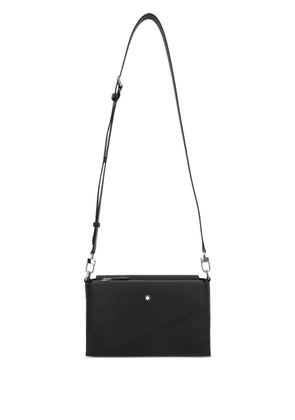 Montblanc logo-plaque messenger bag - Black