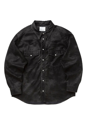 MARANT Kadrian double-pocket shirt jacket - Black
