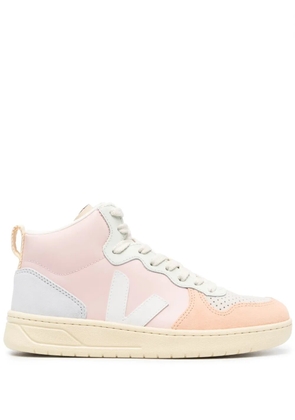 VEJA V-15 leather sneakers - Pink