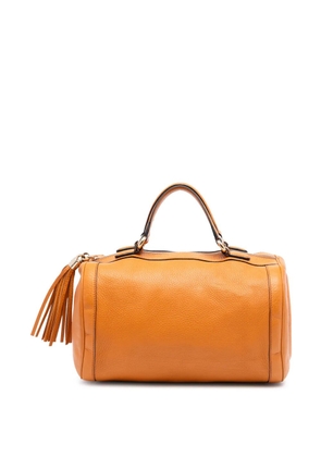 Gucci Pre-Owned 2016-2025 Medium Pebbled Calfskin Soho boston bag - Orange
