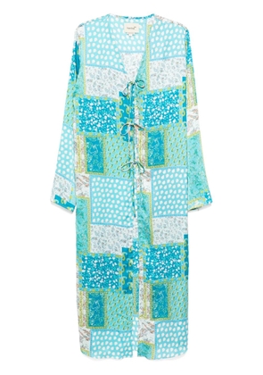 Bambah Aqua maxi tie tunic - Blue