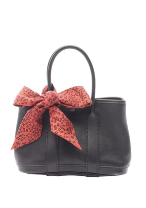 Hermès Pre-Owned 2005 Swift and Silk Bolduc Twilly Garden Party 23 handbag - Black