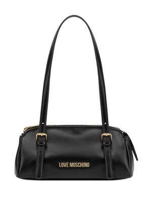 Love Moschino buckle shoulder bag - Black