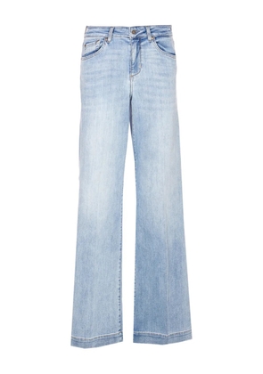 LIU JO patch-logo jeans - Blue