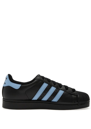 adidas Superstar II leather sneakers - Black