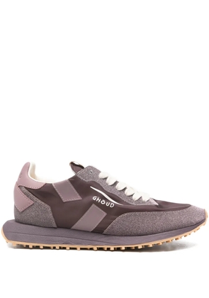 GHŌUD Rush Monoblock logo-detail lace-up sneakers - Purple