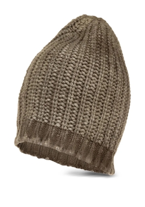 Avant Toi knitted beanie - Neutrals