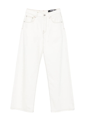 Jacquemus five-pocket jeans - White