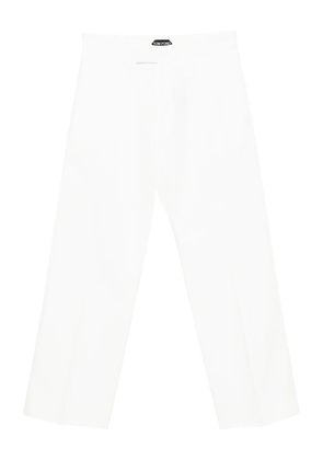TOM FORD cotton wide-leg trousers - White