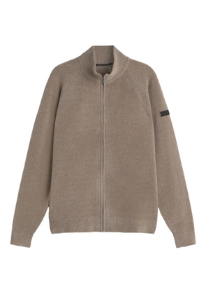 RRD zip turtleneck-neck sweater - Neutrals