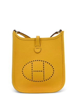 Hermès Pre-Owned 2004 TPM Evelyne perforated leather shoulder bag - Yellow