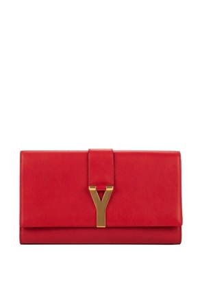 Saint Laurent Pre-Owned Ligne Y clutch bag - Red