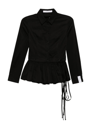 Rokh peplum-hem shirt - Black