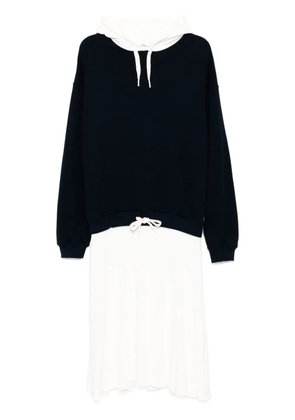 Stefan Cooke hoodie dress - Blue