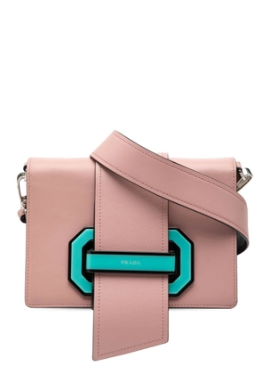 Prada Pre-Owned 2021-2025 City Calf Plex Ribbon crossbody bag - Pink