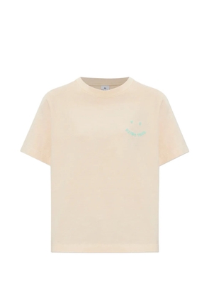 PS Paul Smith embroidered T-shirt - Neutrals