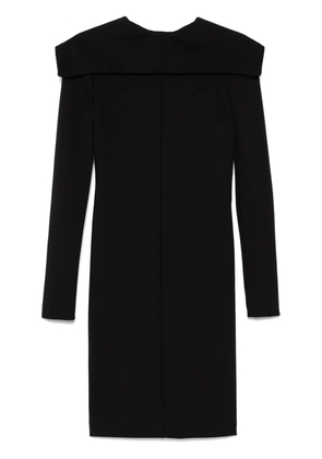 Philosophy Di Lorenzo Serafini foldover-neckline midi dress - Black